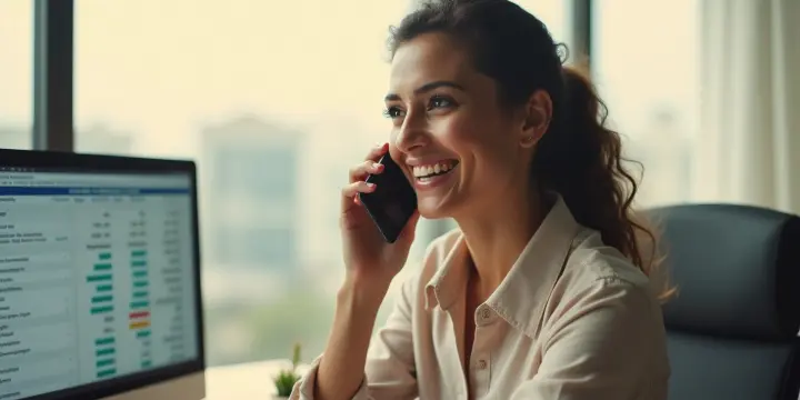 Happy customer after voice implementation