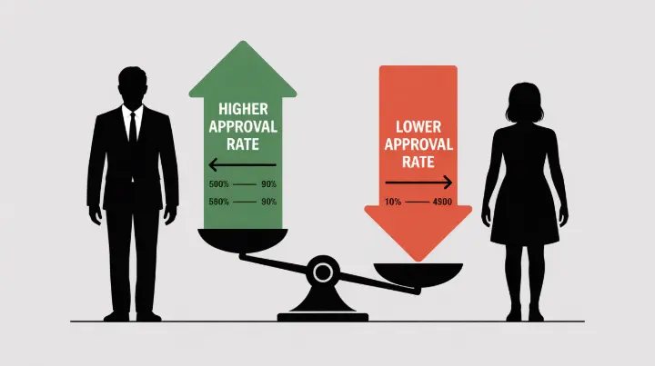 Gender Gap in Credit Approval Rates
